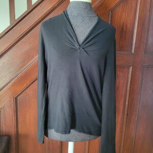 Talbots Collection Womens Black Long Sleeve Pullover Sweater XL
